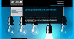 Desktop Screenshot of andysayerselectrical.co.uk