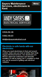 Mobile Screenshot of andysayerselectrical.co.uk